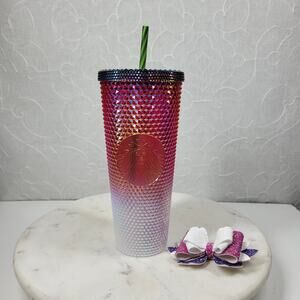 Starbucks 2023 Philippines Dragonfruit Studded Tropical Bling Venti Pink New
